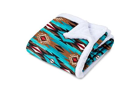 BABY SOFT SHERPA BLANKET AZTEC
