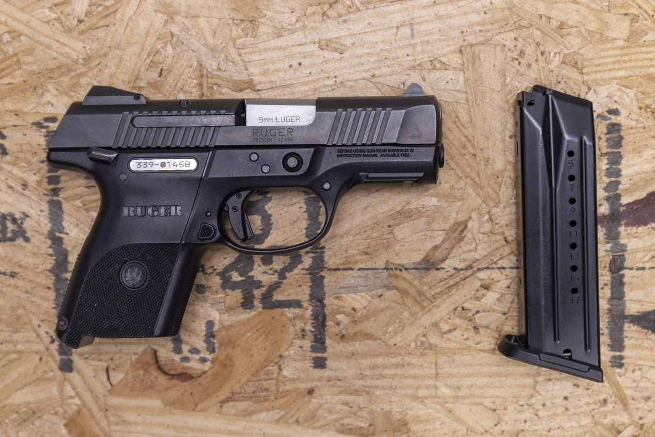 Ruger SR9C 9mm Police Trade-In Pistol with Thumb Safety