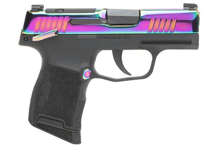 SIG SAUER P365 380 ACP Rainbow Micro-Compact Optic Ready Pistol with Manual Safety
