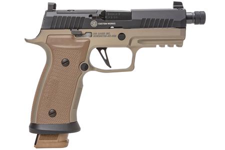 P320 AXG COMBAT 9MM PISTOL 4.6 IN THREADED BBL OPTIC READY