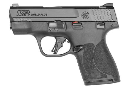 SMITH AND WESSON MP9 Shield Plus 9mm Micro-Compact Pistol with 10 lb Trigger Pull, Two 10-Round Magazines, and Manual Safety