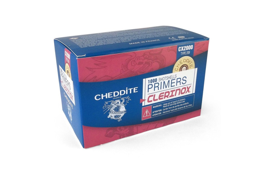 Cheddite CX2000 Type 209 Clerinox Shotshell Primer 1000/Box