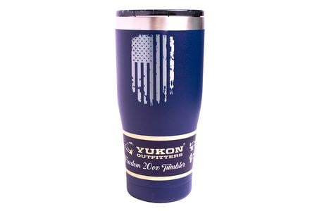 Yukon Outfitters Freedom 20oz Stainless Tumbler Yellow Insulted with Lid -  NEW