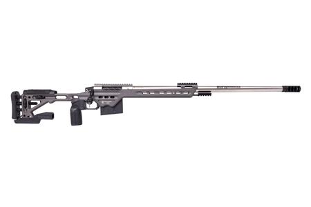300 PRC BOLT ACTION COMPETITION RIFLE WITH GUNMETAL CERAKOTE FINISH AND POLISHE