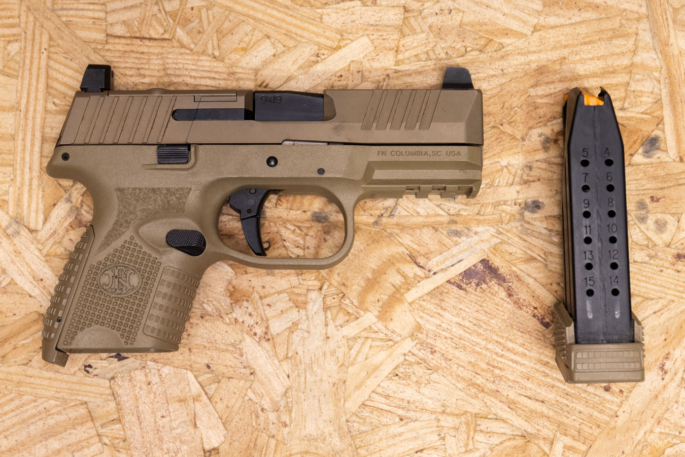 FN 509 9mm Flat Dark Earth Optic Ready Police Trade-in Pistol