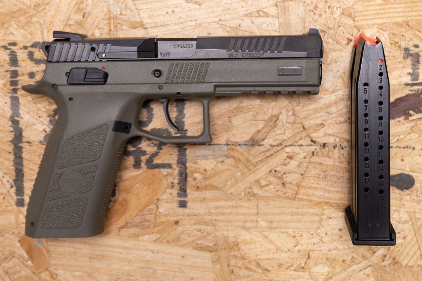 CZ P-09 9mm Police Trade-In Pistol Two-Tone Finish
