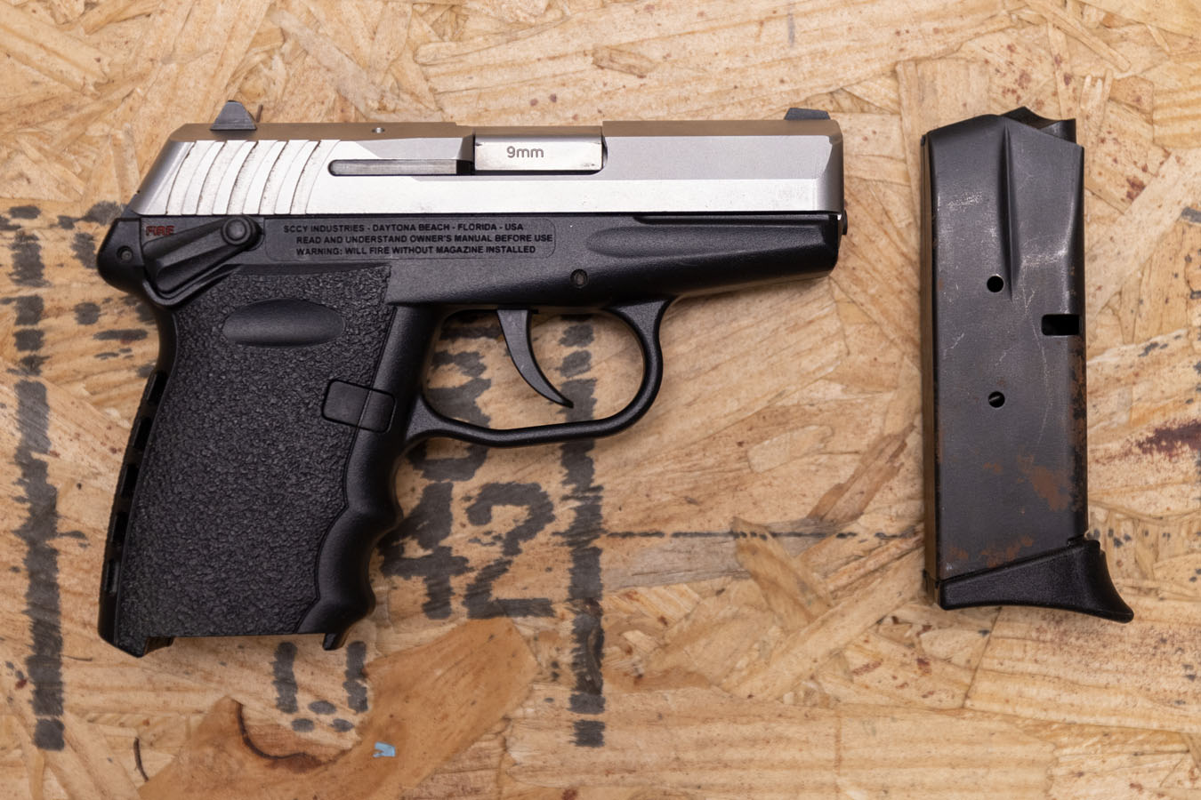SCCY CPX-1 9mm Police Trade-In Pistol with Two-Tone Finish