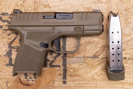 SPRINGFIELD Hellcat 9mm Police Trade-In Pistol FDE Finish