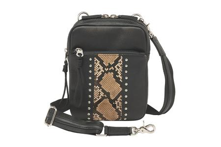 GUN TOTE N MAMAS X-Body Snake Hipster Bag