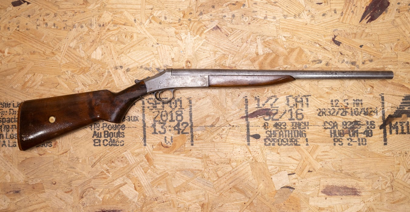 Essex 20 Gauge Police-Trade Shotgun Single-Shot