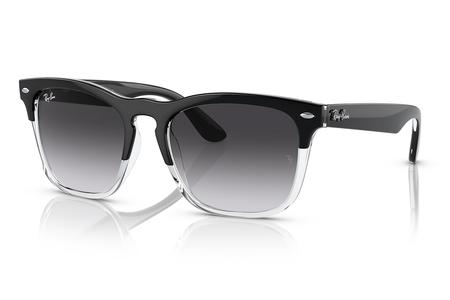 STEVE WITH BLACK POLISHED FRAME AND GREY GRADIENT LENSES