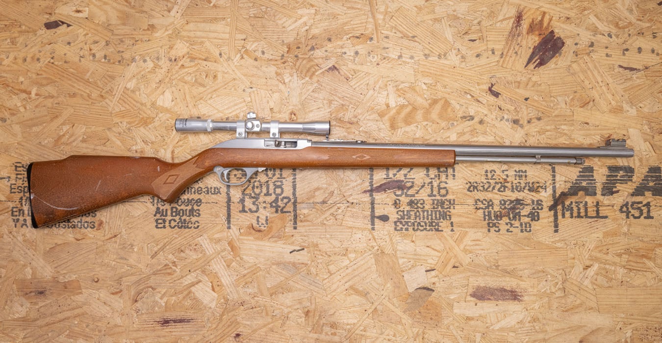 Marlin 60 SB 22LR Police Trade-In Rifle Stainless with Scope
