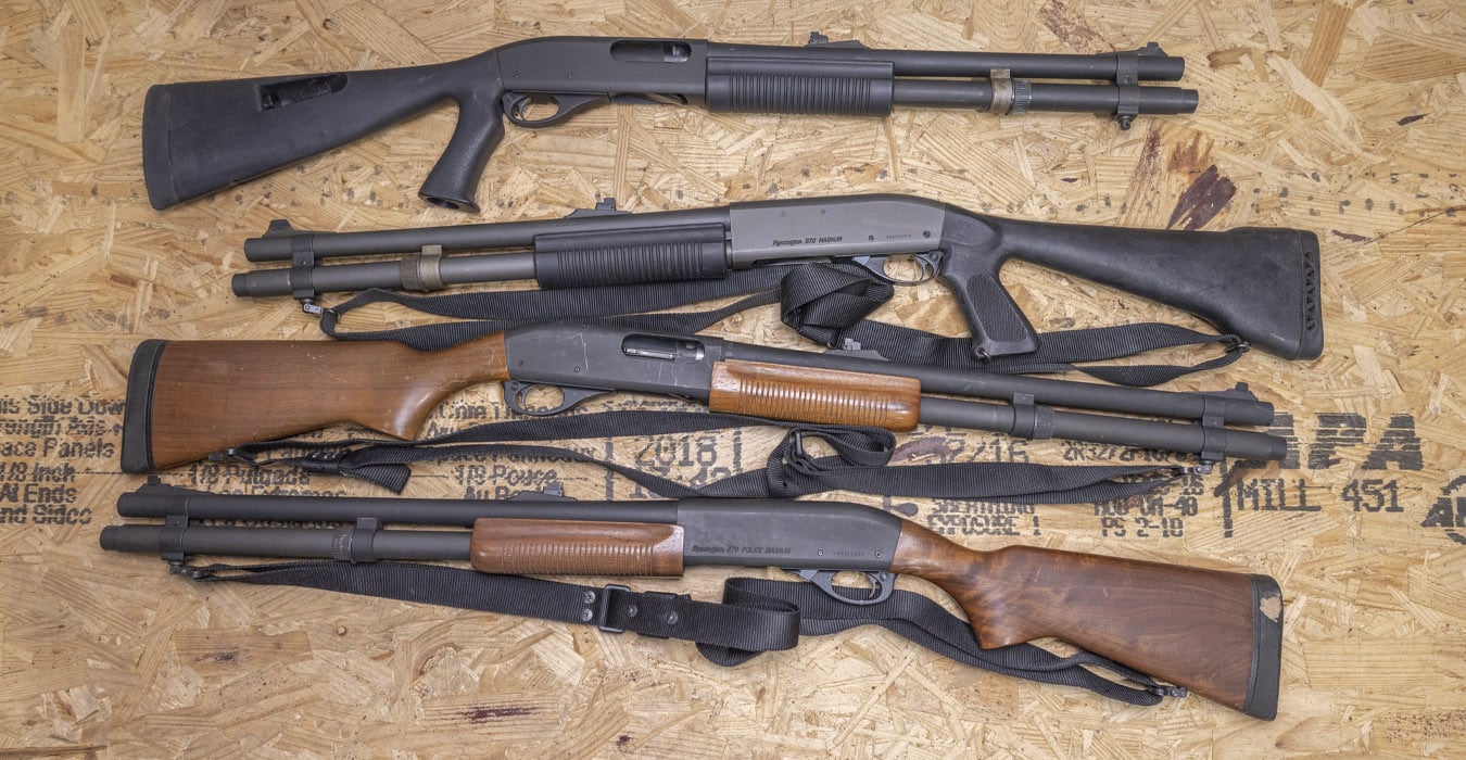 Remington 870 Police Magnum 12 Gauge Police Trade-In Shotguns with 20 Inch Barrel