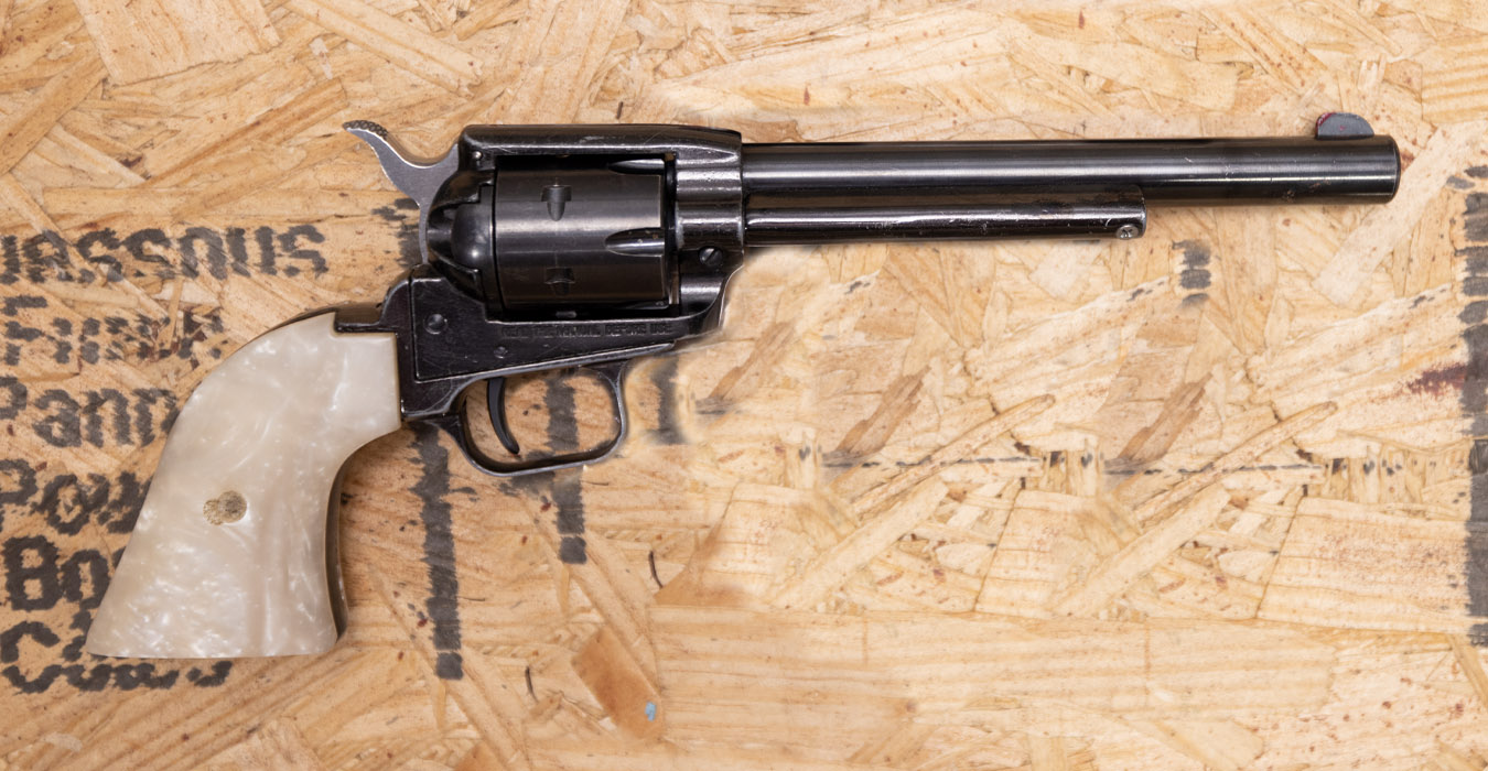 Heritage Rough Rider .22LR Police Trade-In Revolver with Pearl Grips