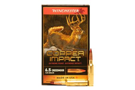 Winchester 6.5 Creedmoor 125 gr Copper Impact Point 20/Box