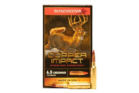 WINCHESTER AMMO 6.5 Creedmoor 125 gr Copper Impact Point 20/Box