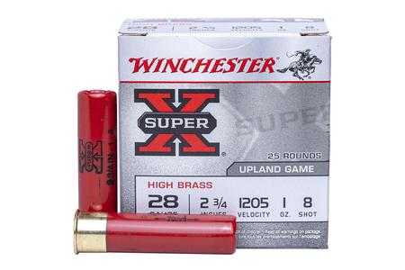 WINCHESTER AMMO 28 Gauge 2 3/4 In 1 oz 8 Shot High Brass Super X 25/Box