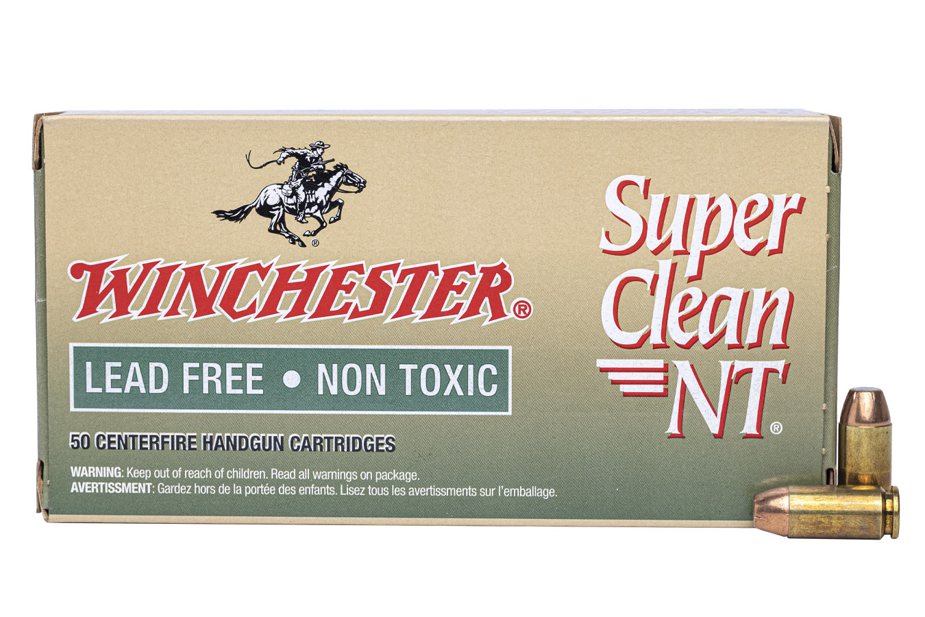 Winchester 40 S&W 140 gr JSP Super Clean Non-Toxic Lead Free Police Trade Ammo 50/Box