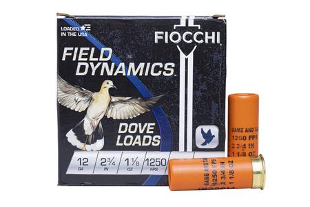 FIOCCHI 12 Gauge 2 3/4 In 7.5 Shot 1-1/8 oz Shotshells Field Dynamics 25/Box