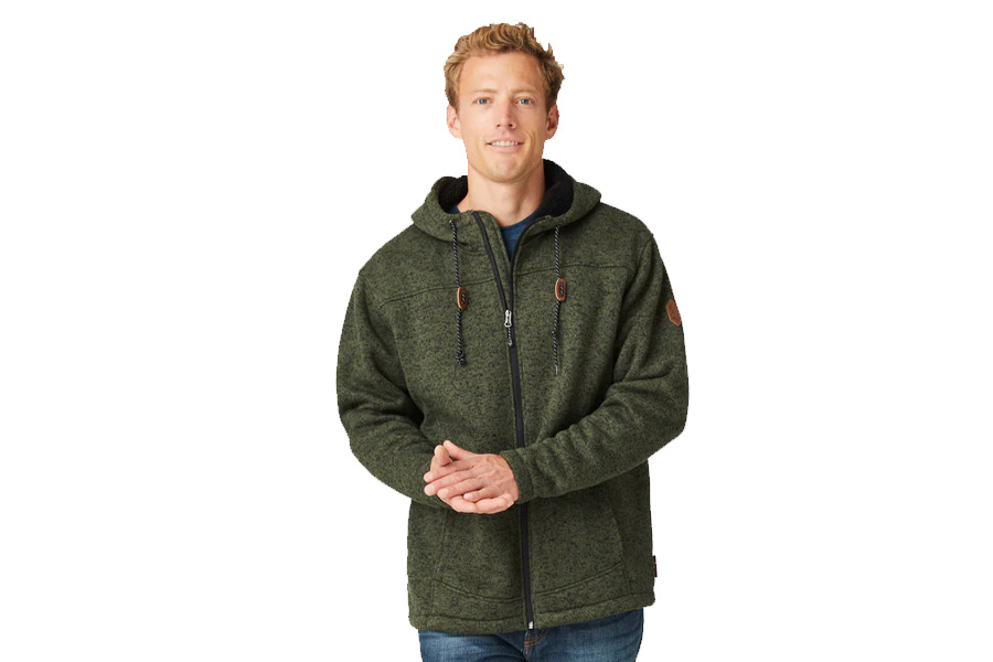 Shop Free Country Men's Osprey Sweater Knit Fleece Jacket for Sale Online Clothing Store