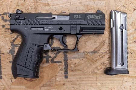 WALTHER P22 22 LR Police Trade-In Pistol with Ambidextrous Safety