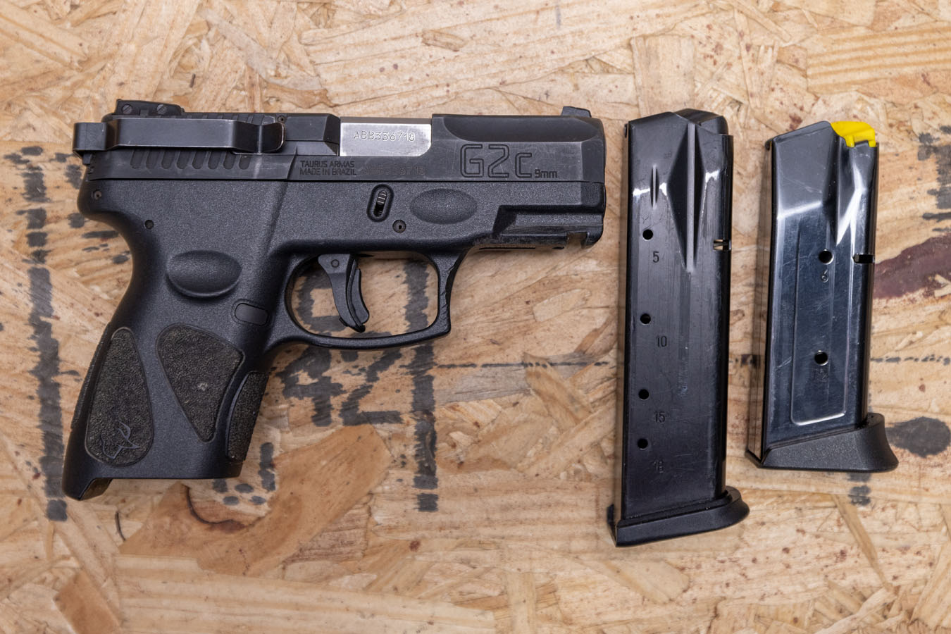 Taurus G2C 9mm Police Trade-In Pistol with Extra Mag and Belt Clip