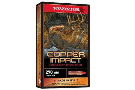 WINCHESTER AMMO 270 WIN 130 gr Extreme Point Copper Impact 20/Box