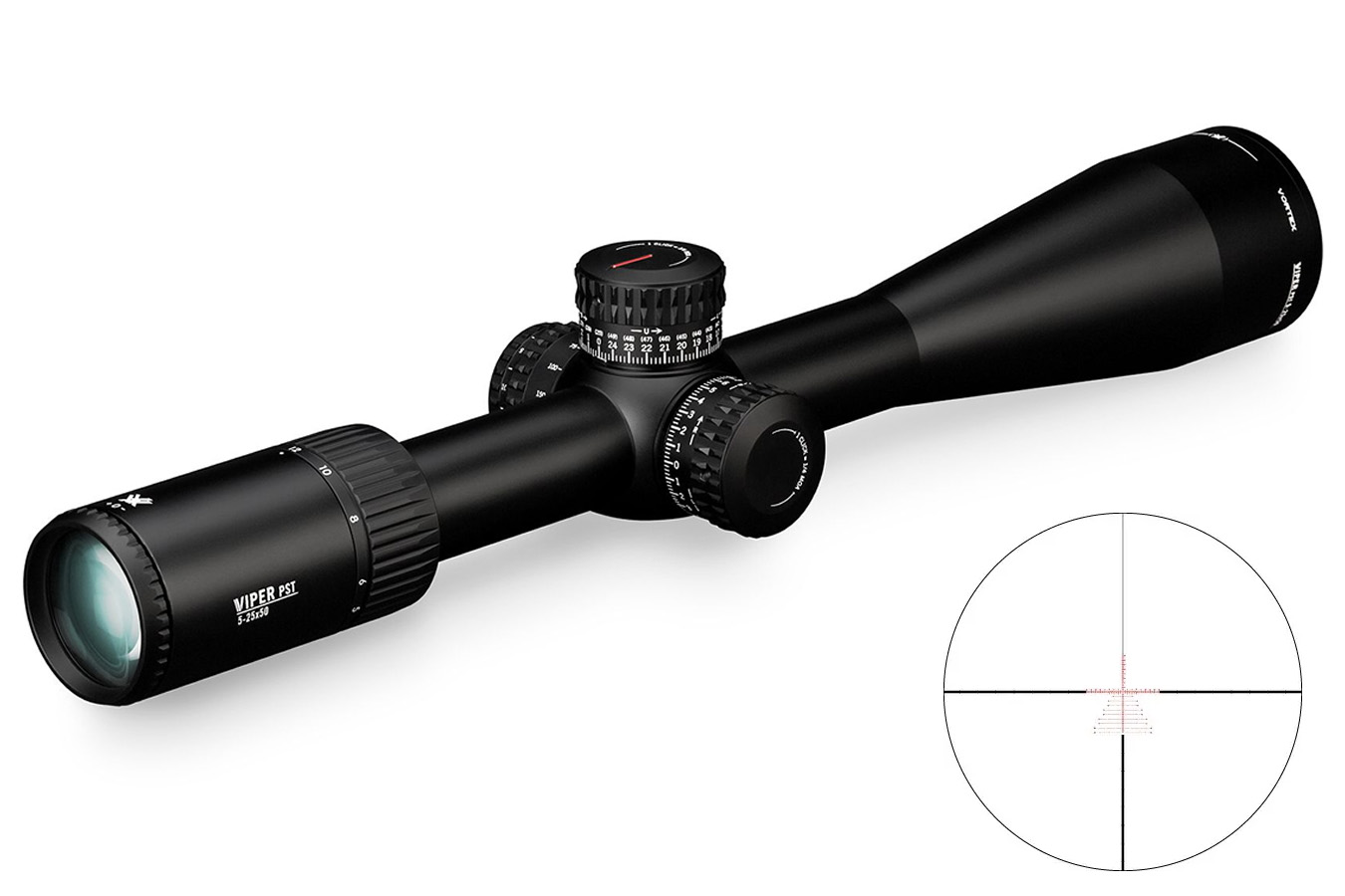 VORTEX OPTICS VIPER PST GEN II 5-25X50 FFP EBR-7C MOA