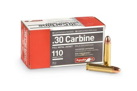 30 CARBINE 110 GRAIN FMJ 