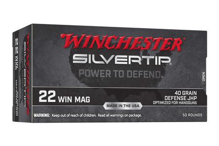 22 WMR SILVERTIP 40 GR JHP