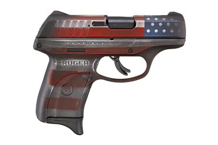 RUGER EC9s 9mm Striker-Fired Pistol with Battleworn Flag Cerakote Finish