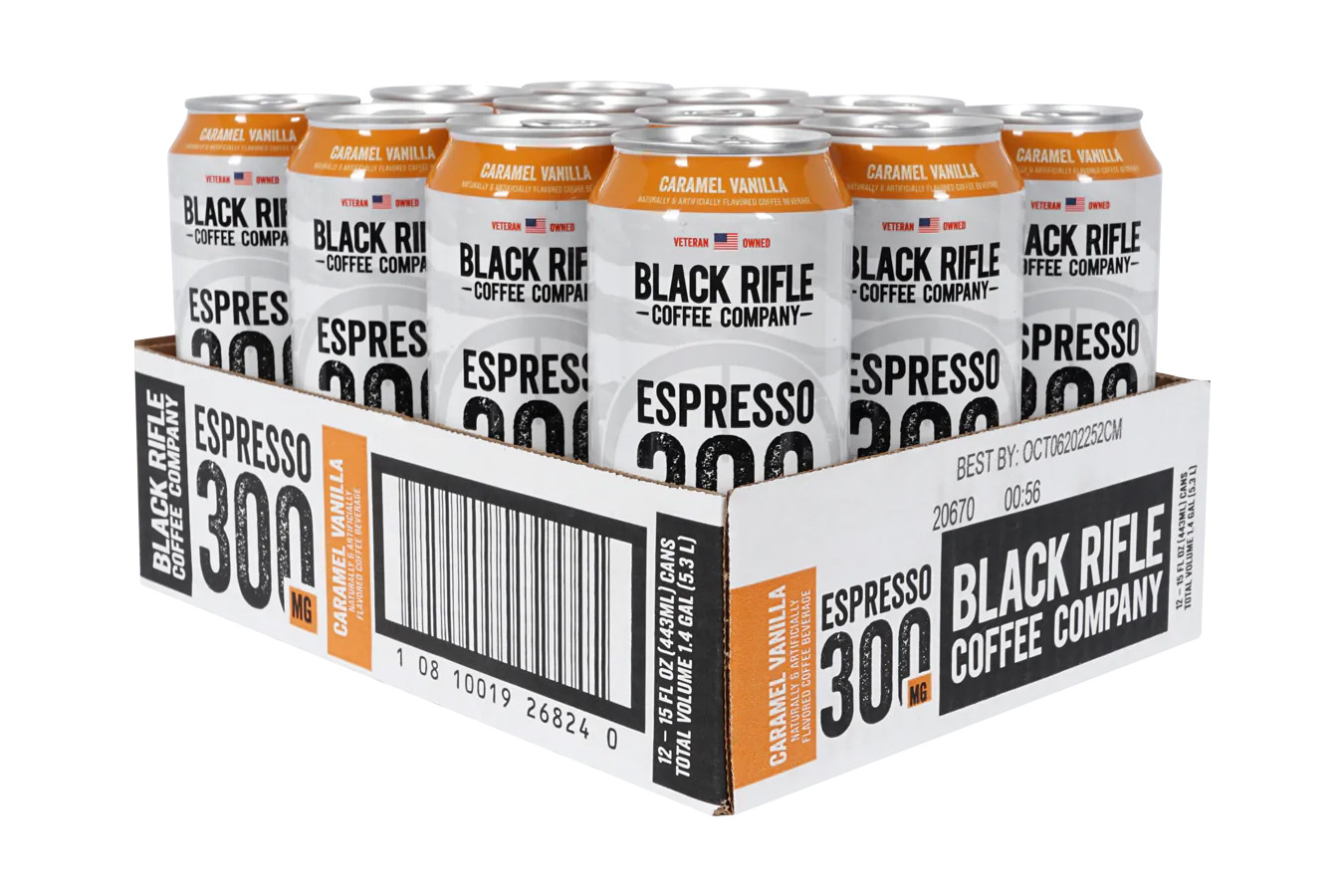 Black Rifle Coffee Co Ready to Drink 300 Caramel Vanilla 12Pack for