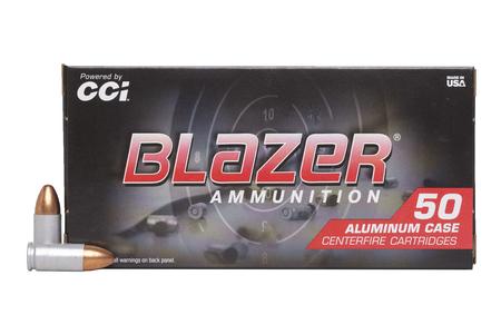 CCI AMMUNITION 9mm 115 gr FMJ Blazer Aluminum 50/Box