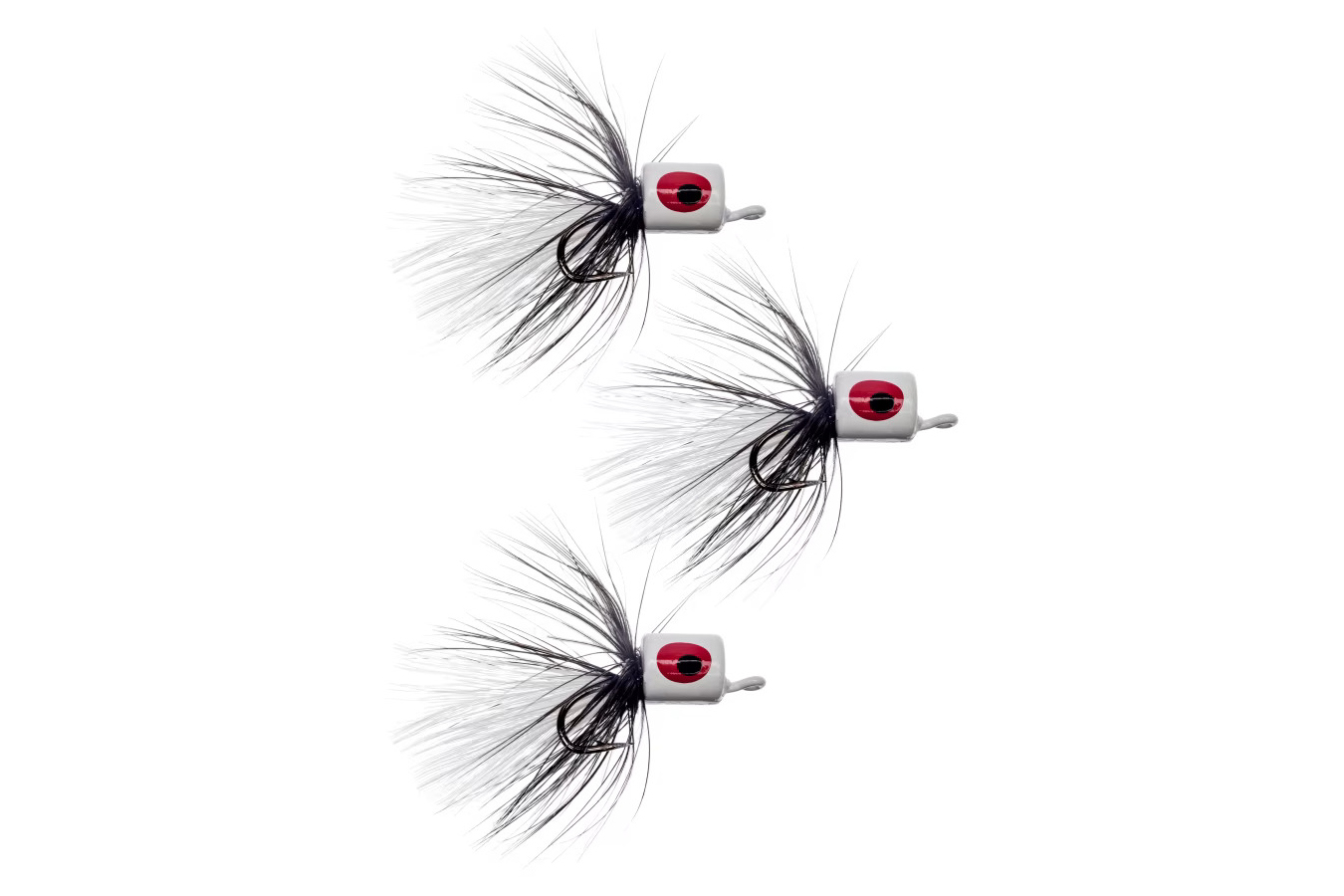 Stopper Lures Panfish Popper Fly 3-Pack
