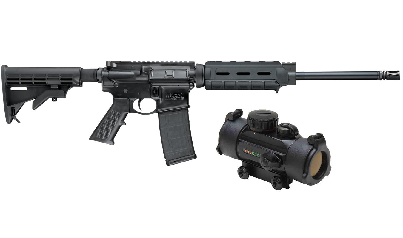 Smith & Wesson M&P15 Sport II 5.56mm Semi-Automatic M-LOK Rifle with TruGlo Red Dot