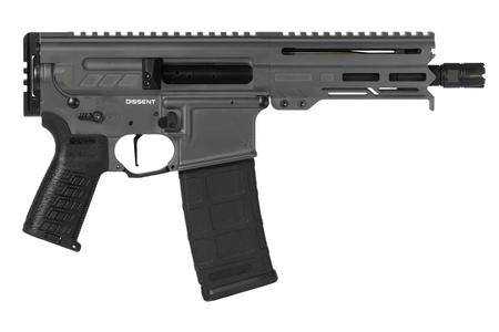 CMMG Dissent MK4 5.56mm AR Pistol with Tungsten Cerakote Finish and 6.5 Inch Barrel