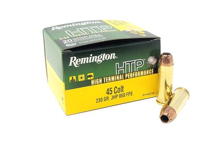 Remington 45 Colt 230 Grain JHP HTP 20/Box