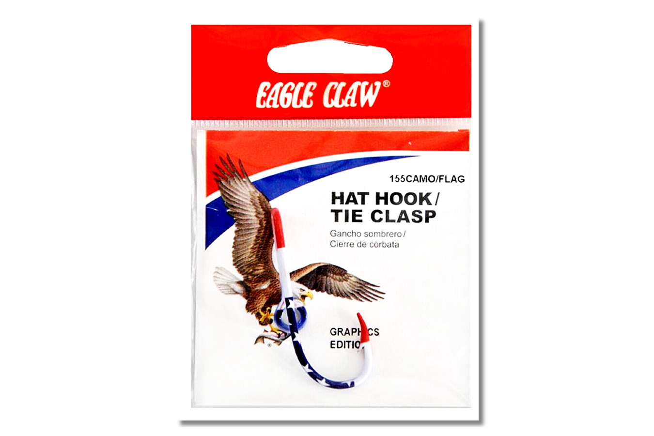 Eagle Claw Tie / Hat Clasp American Flag for Sale