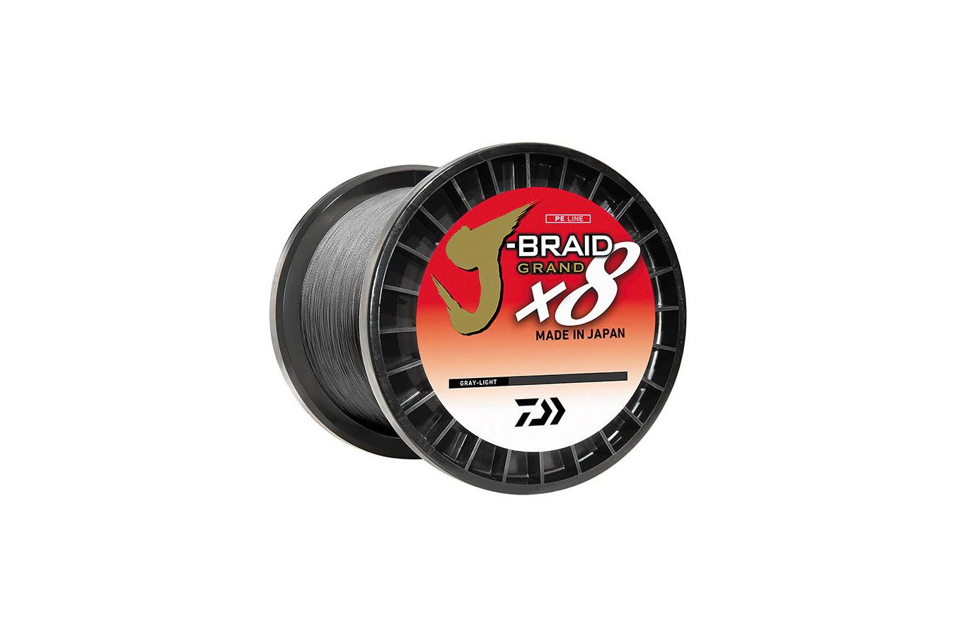 Daiwa J-Braid Grand x8 Gray Light Braided Line