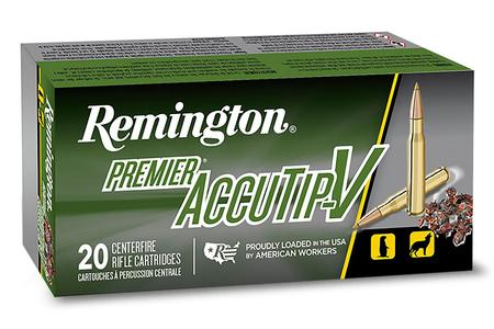 REMINGTON 243 Win 75 gr AccuTip-V Boat Tail Premier 20/Box