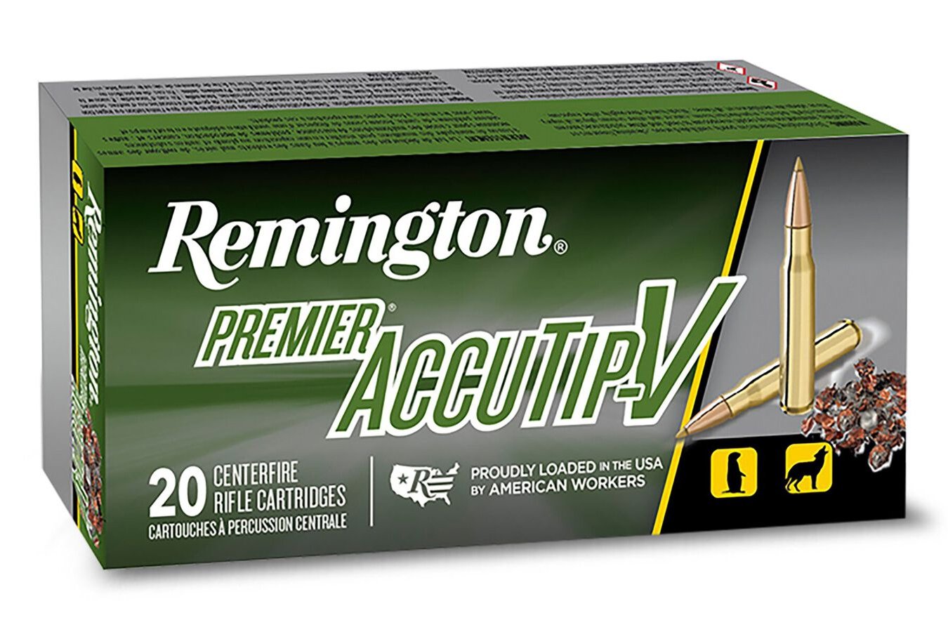 Remington 243 Win 75 gr AccuTip-V Boat Tail Premier 20/Box