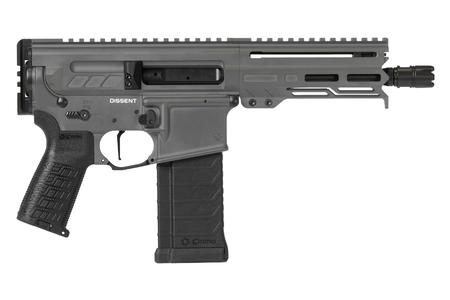 CMMG Dissent MK4 5.7x28mm AR Pistol with Tungsten Finish and 6.5 Inch Barrel