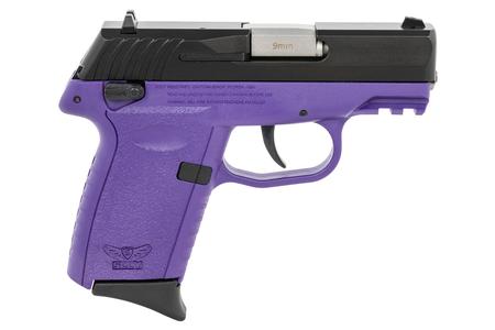 SCCY CPX-1 Gen3 9mm Pistol with Purple Polymer Frame and Black Nitride Slide