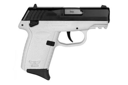 SCCY CPX-1 Gen3 9mm Semi-Auto Pistol with White Frame and Black Nitride Slide