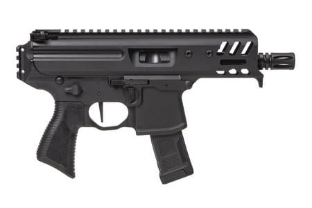 MPX COPPERHEAD 9MM 4.5` CARBON STEEL BARREL BLACK ALUMINUM FRAME NO BRACE