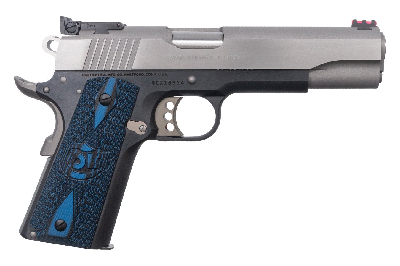 No. 20 Best Selling: COLT GOLD CUP 1911 SERIES 70 45 ACP BLUED/SS