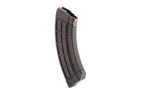 US PALM AK47 30 ROUND MAGAZINE, BLACK W/STEEL CAGE AND LATCH 