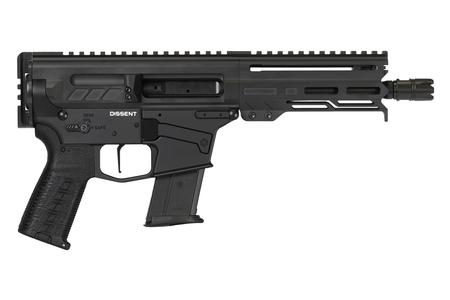 CMMG Dissent MK57 5.7x28mm AR-15 Pistol with Armor Black Cerakote Finish and 6.5 Inch Barrel