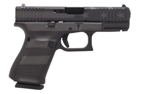 GLOCK 23 Gen5 40SW Semi-Auto Pistol with Black Stealth Flag Cerakote Finish