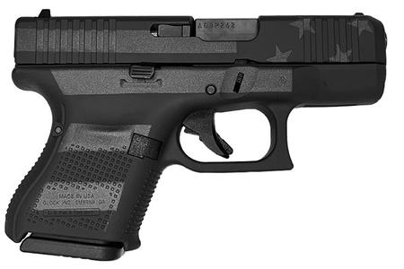 GLOCK 26 Gen5 9mm Subcompact Pistol with Black Stealth Flag Cerakote Finish